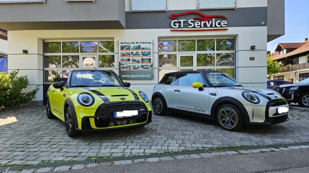 Cabriopflege bei GT Service München