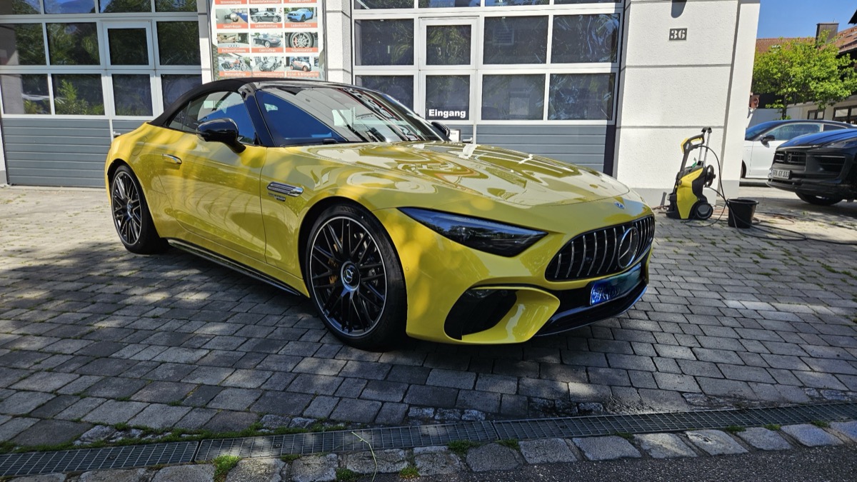 Mercedes-AMG SL aufbereitet bei GT Service in Eichenau bei München